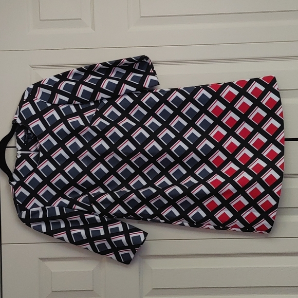 Banana Republic Printed Business Dress - Picture 1 of 12